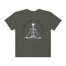 Load image into Gallery viewer, Halloween Graphic Tee | No Bones About It Skeleton Bones Funny Shirt Witch Costume Trick Or Treat Unisex Garment-Dyed T-Shirt
