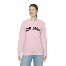 Load image into Gallery viewer, Dog Mom Varsity Letters Pet Dog Mama Gift Unisex Heavy Blend Crewneck Sweatshirt

