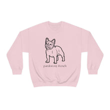 Load image into Gallery viewer, Pardon My French | Frenchie French Bulldog Dog Mom Pet Unisex Heavy Blend Crewneck Sweatshirt
