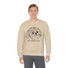 Load image into Gallery viewer, Oh Shih Tzu | Dog Mom Pet Unisex Heavy Blend Crewneck Sweatshirt
