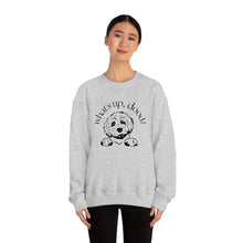 Load image into Gallery viewer, What&#39;s Up Dood | Golden Doodle Poodle Dog Mom Pet Unisex Heavy Blend Crewneck Sweatshirt
