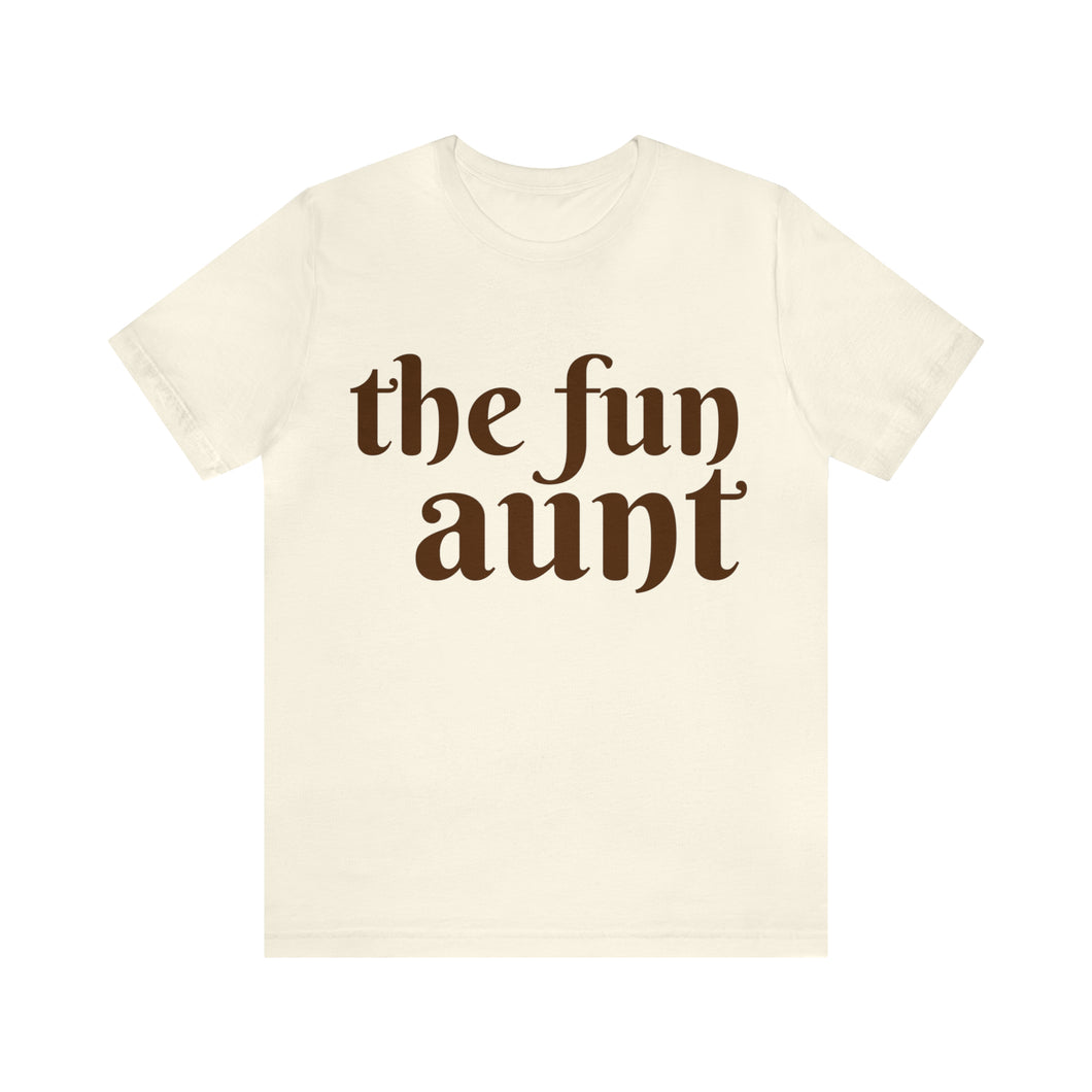 The Fun Aunt | Thanksgiving Adult Unisex Jersey Short Sleeve Tee