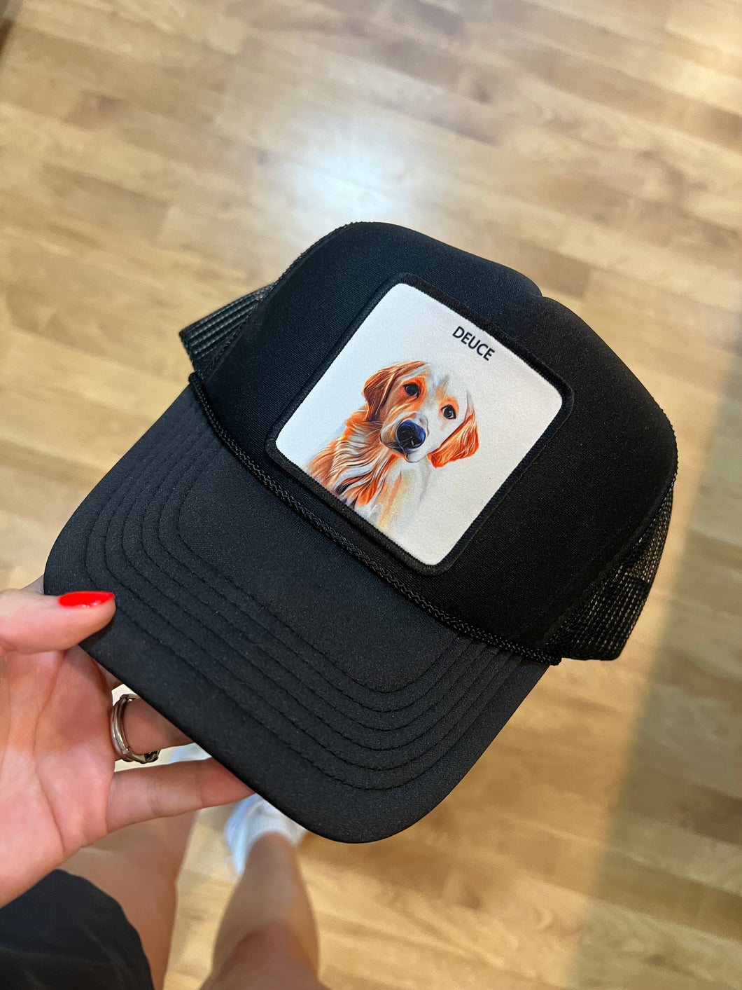 custom pet photo trucker hats