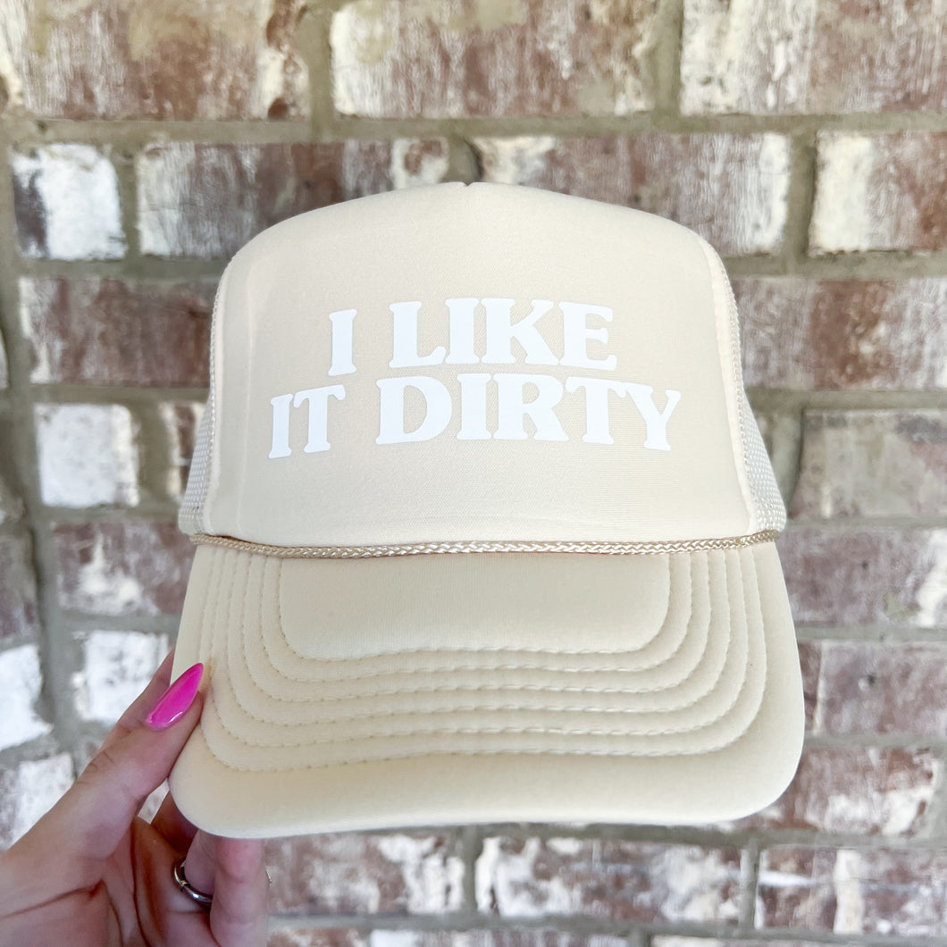 I like it dirty trucker hat