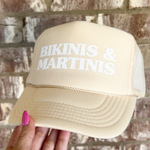 Load image into Gallery viewer, bikinis &amp; martinis trucker hat
