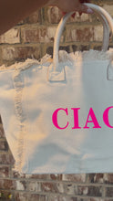 Load and play video in Gallery viewer, ciao | canvas fringe tote bag
