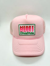 Load image into Gallery viewer, Merry Christmas trucker hat
