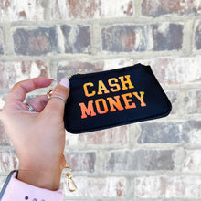 Load image into Gallery viewer, cash money wallet keychain pouch
