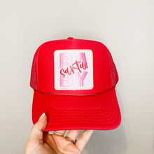 Load image into Gallery viewer, santa baby trucker hat
