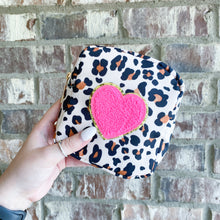 Load image into Gallery viewer, leopard heart mini pouch
