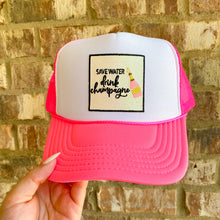 Load image into Gallery viewer, drink champagne trucker hat
