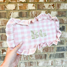 Load image into Gallery viewer, monogrammed ruffle pouches

