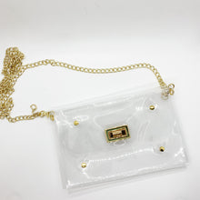 Load image into Gallery viewer, Envelope Clear Crossbody Stadium Purse
