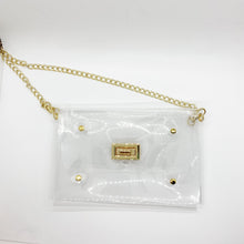 Load image into Gallery viewer, Envelope Clear Crossbody Stadium Purse
