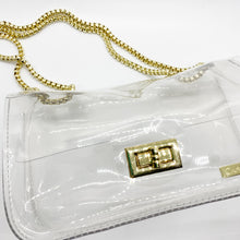 Load image into Gallery viewer, Clear Convertible Crossbody Stadium Purse
