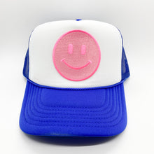 Load image into Gallery viewer, pink smiley face happy hat
