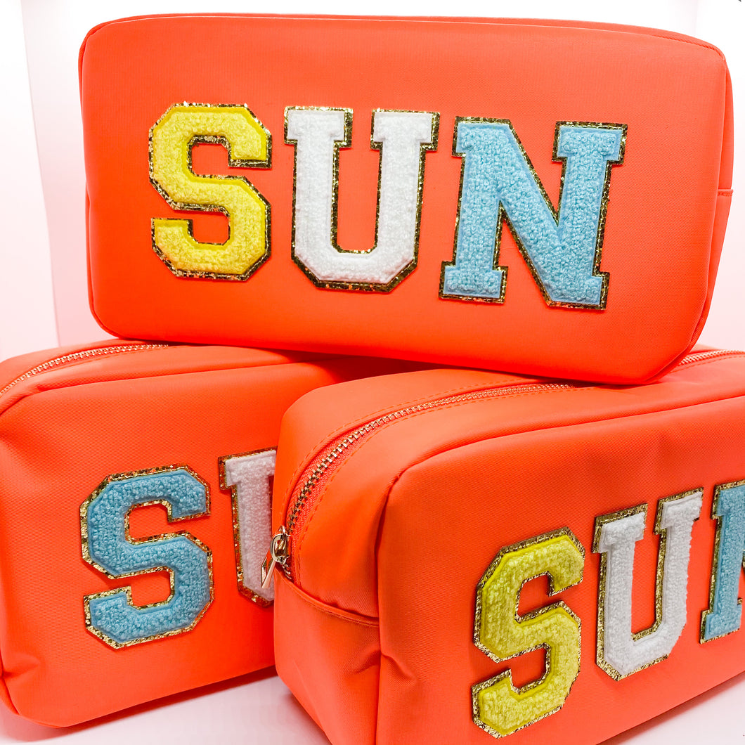 Sun Pouch | Large Neon Orange