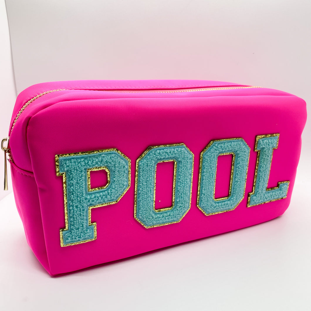 Pool Pouch | Large Hot Pink