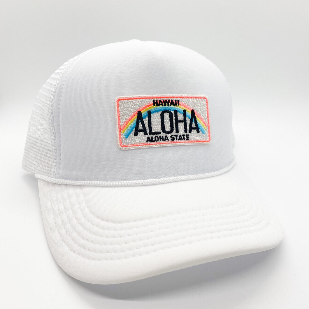 aloha trucker hat
