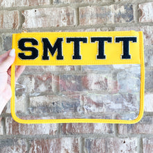 Load image into Gallery viewer, SMTTT | clear zipper pouch
