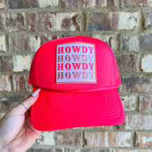Load image into Gallery viewer, howdy trucker hat
