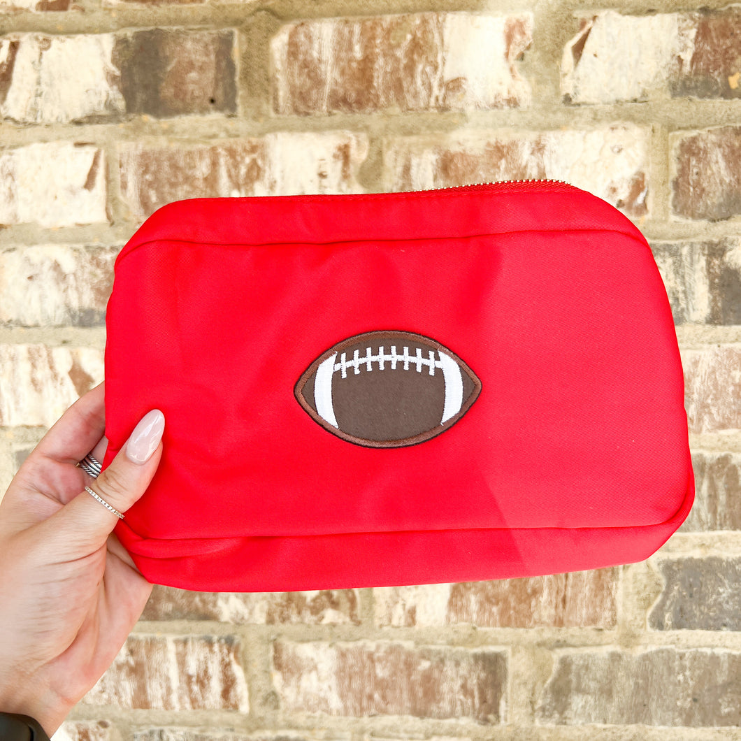 football | medium nylon pouch