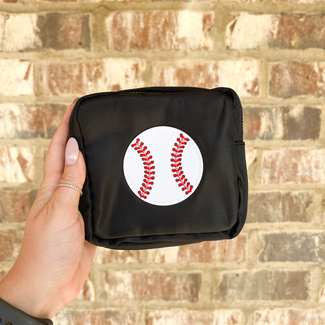 baseball mini pouch