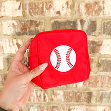 Load image into Gallery viewer, baseball mini pouch
