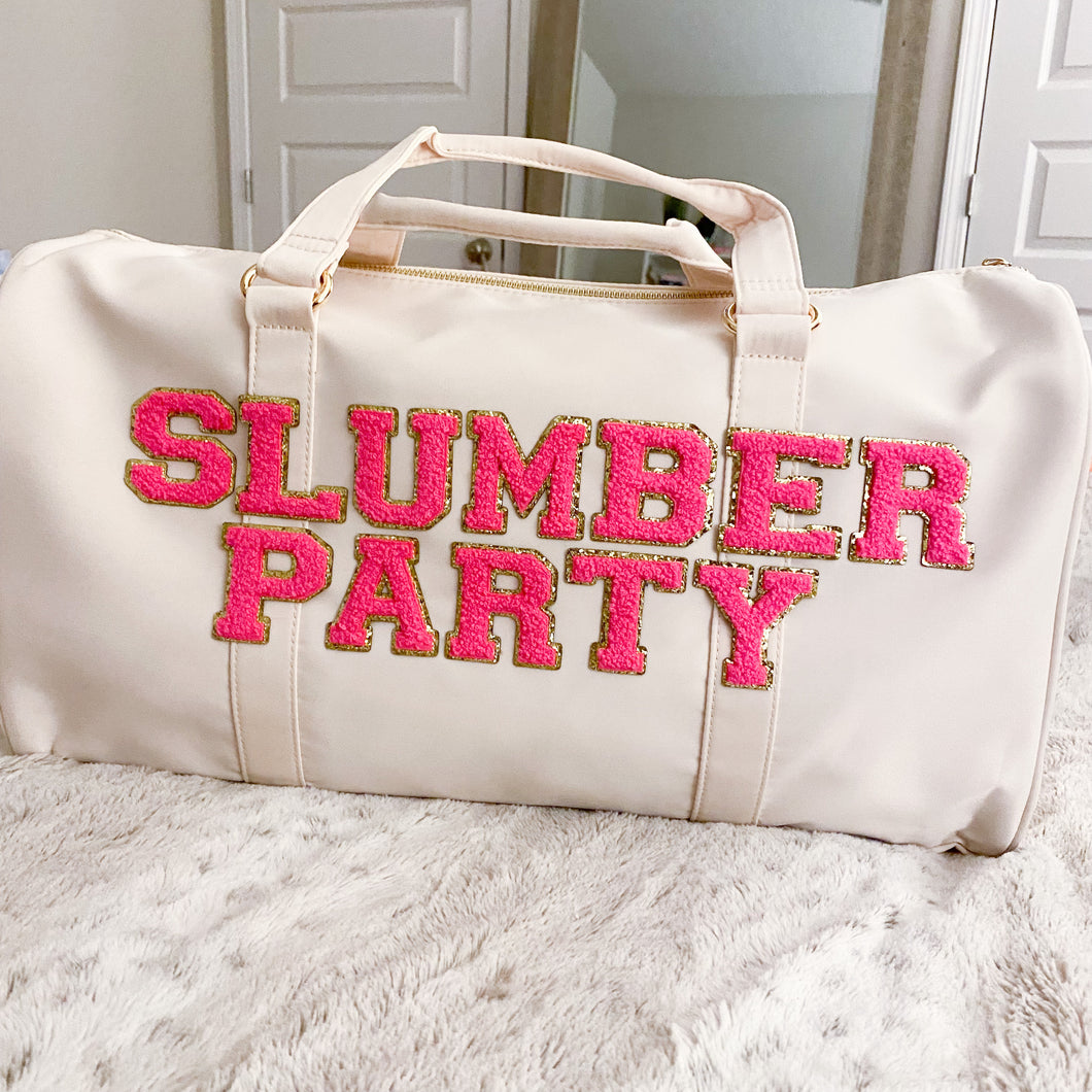Slumber Party Nylon Duffle Bag