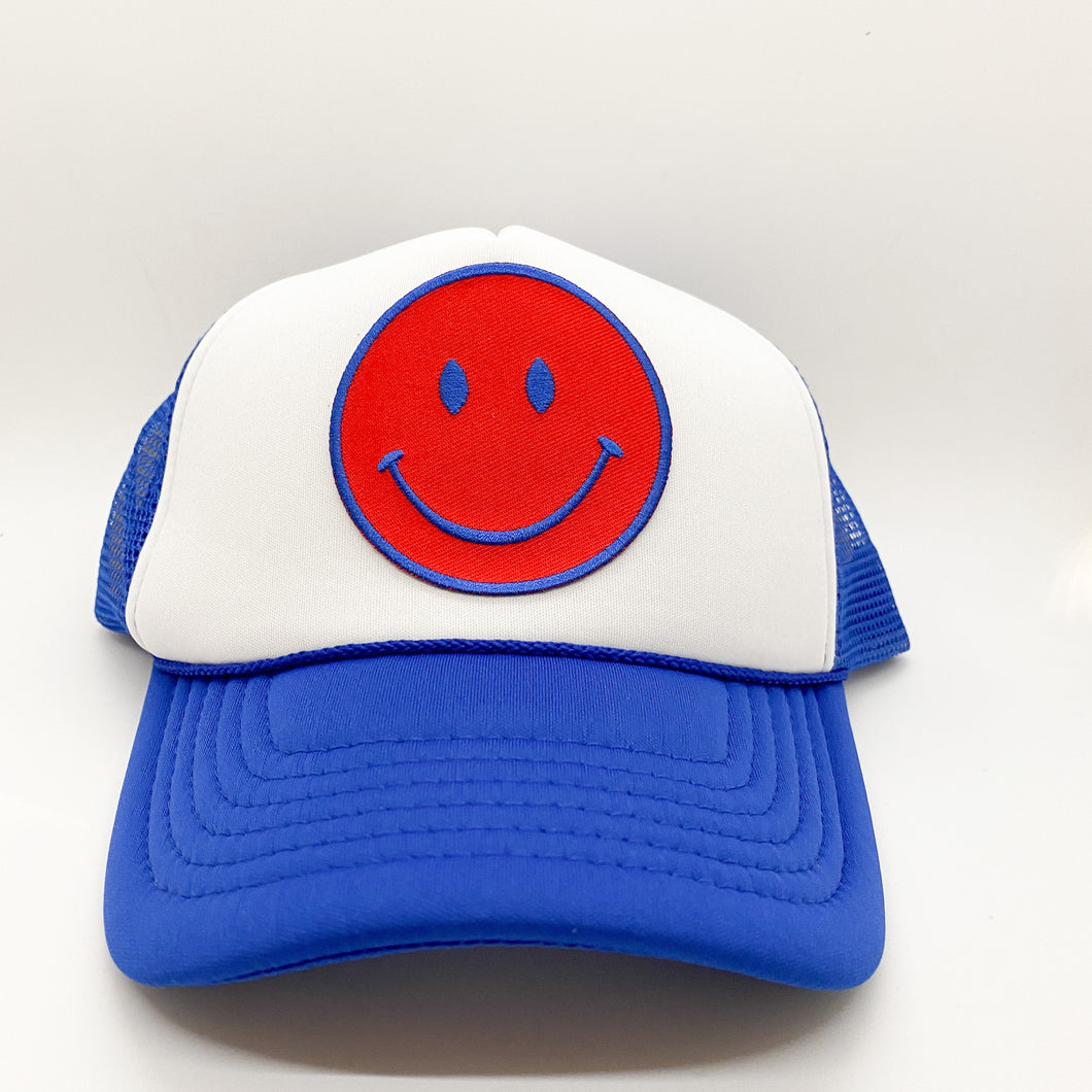 american dream smiley trucker hat