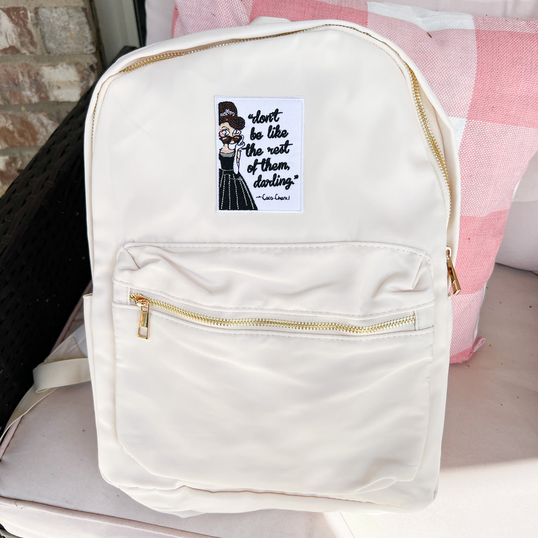 don’t be like the rest | nylon backpack