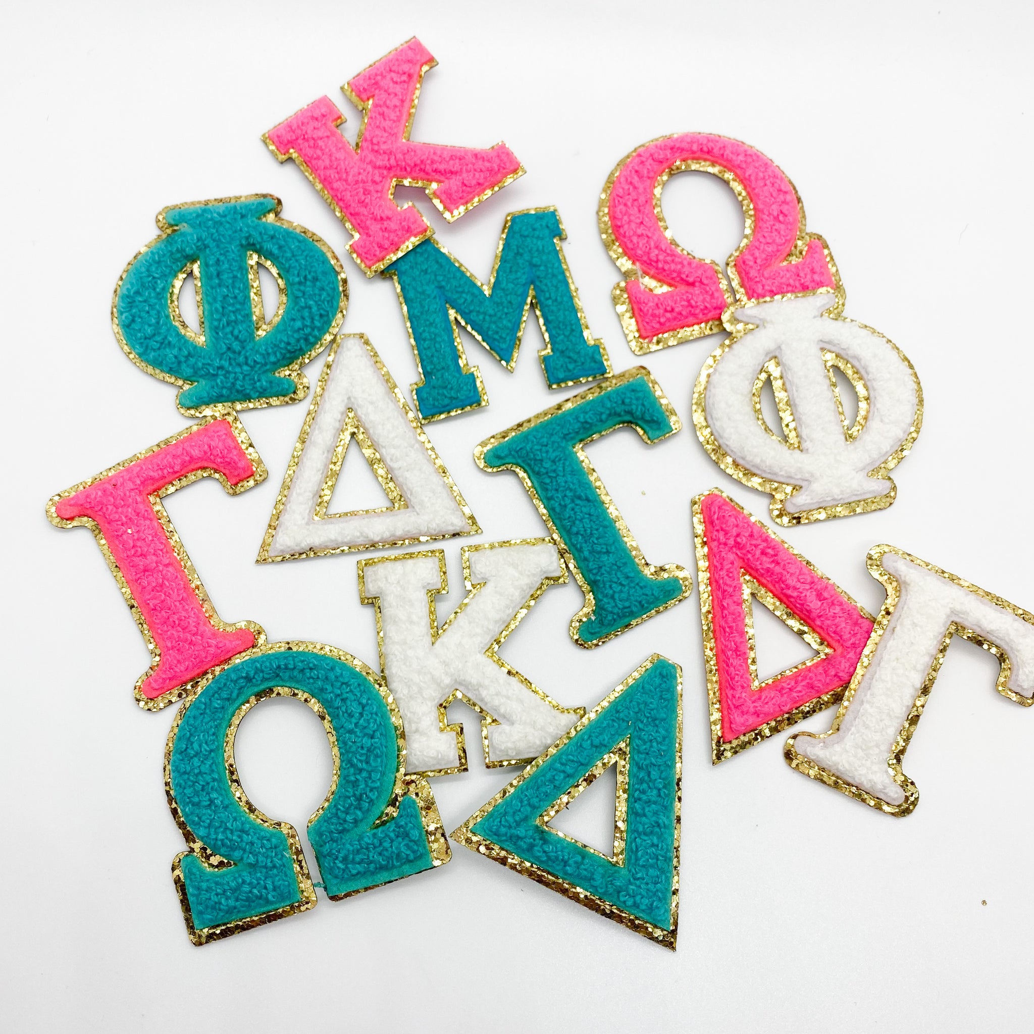 3-inch-tall Iron on Rhinestone Greek Letters Can Make Your -  in 2023
